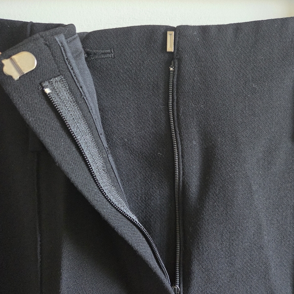Theory Black Wide Leg Pants 0 - Picture 5 of 6